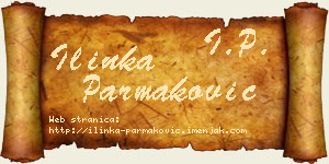 Ilinka Parmaković vizit kartica
